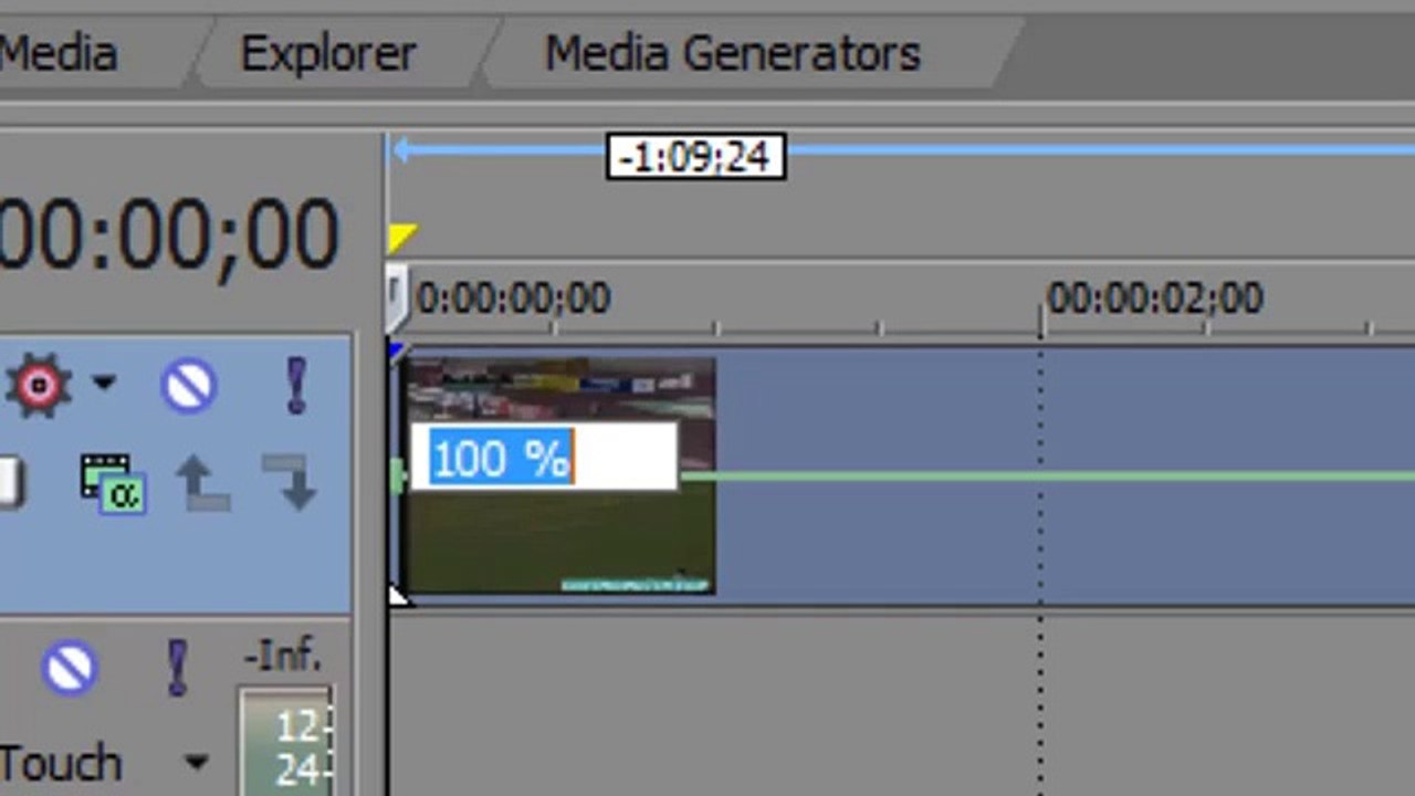 Sony Vegas Pro tutorial: How to rewind-play a video backwards