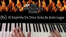 El Espiritu De Dios Esta En Este Lugar - Piano Cover Instrumental Tutorial