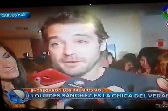 Nota de Pedro en Teleocho (video de Stefania Calderon) - 27 de Enero