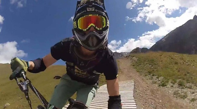 Une dernière session de VTT à Tignes pour les Da u
