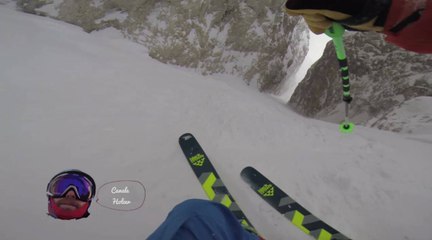 Mathieu Navillod steep skiing