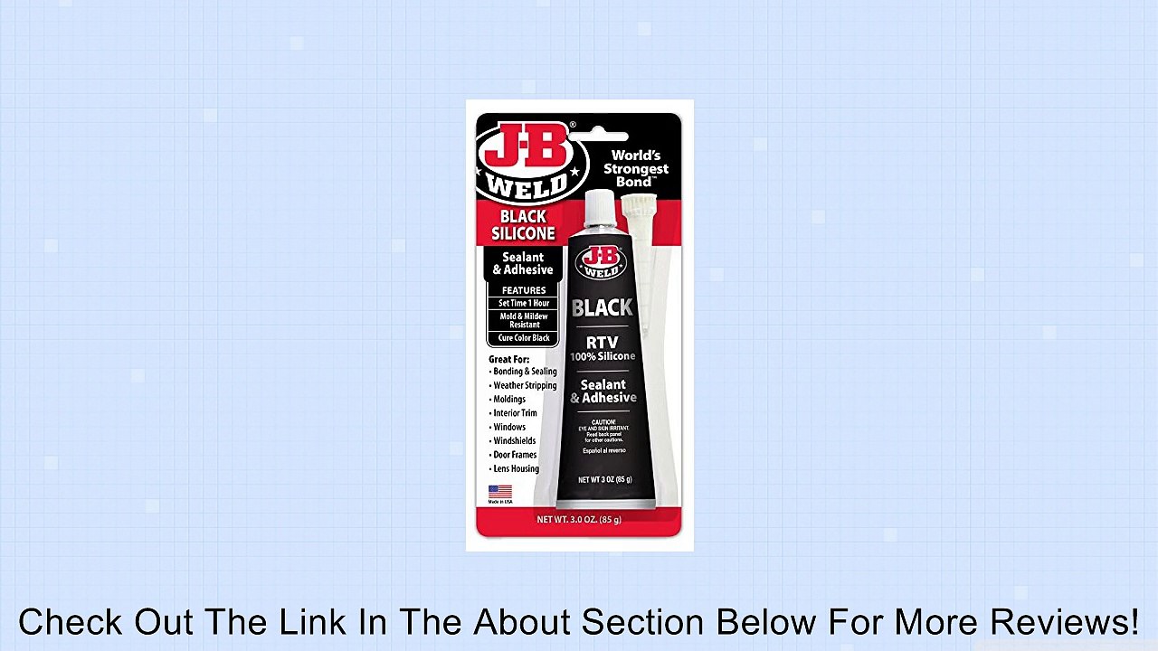 J-B Weld 31319 Black RTV Sealant - 3 oz. Review
