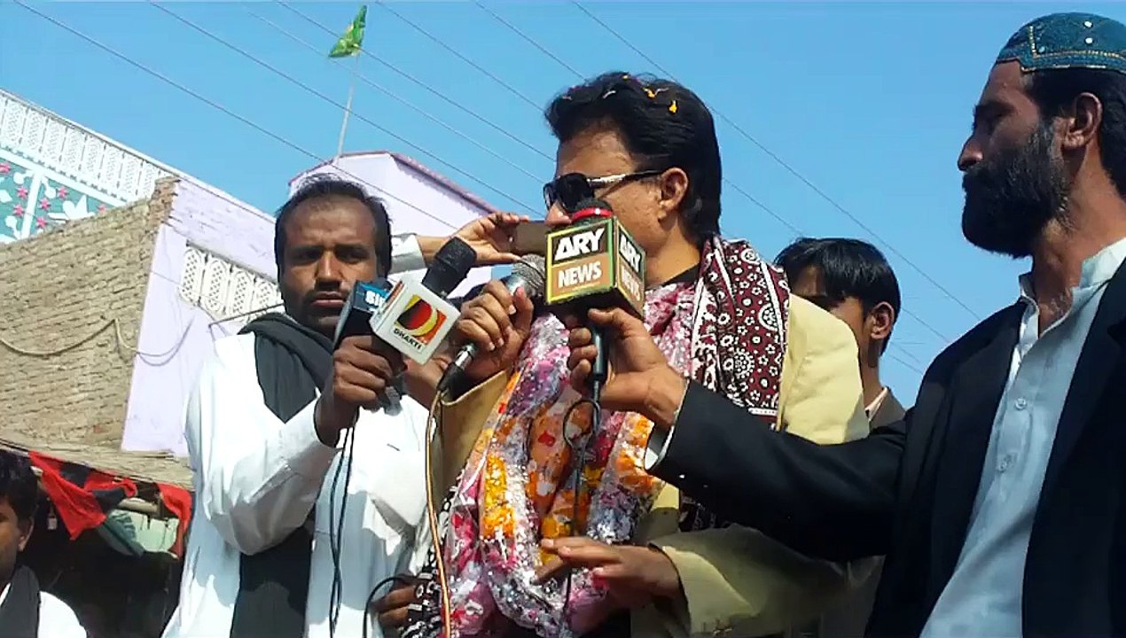 Bedari March Ayaz Latif Palijo Expose PPP Corruption speech in Bherani Sanghar on 25th Jan 2015