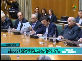 Greece: Tsipras revokes privatization program