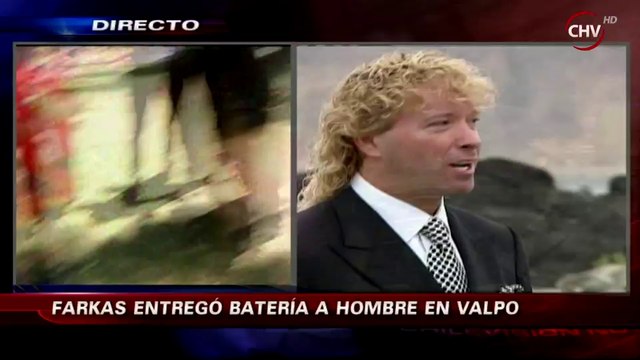 Farkas cumplió el sueño de conocido baterista callejero de Valparaíso - CHV Noticias