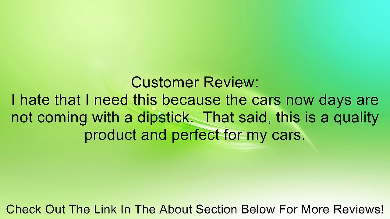 AU40178 Engine Oil Dipstick For 2009 & UP Audi / VW A4 A5 A6 2.0L, 3.2L, 4.2L S4 3.0L Review