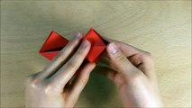 Herz falten - Einfaches Geschenk für Valentinstag basteln - Origami Herz