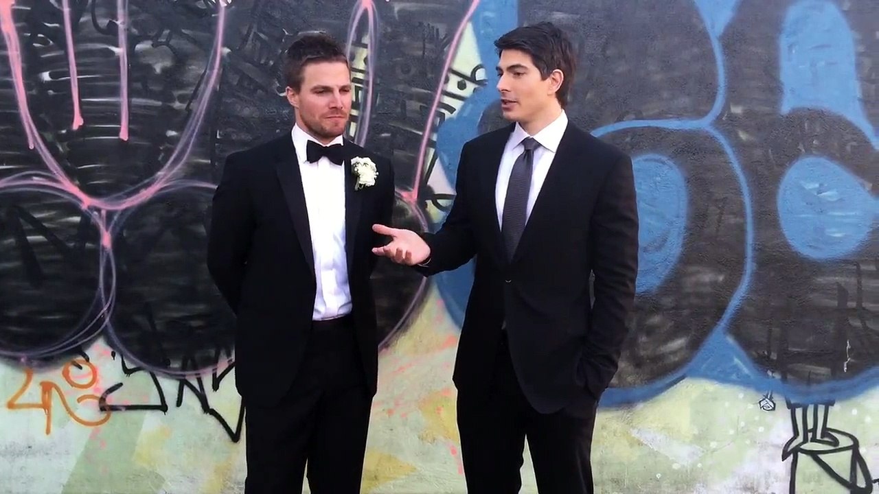 Stephen Amell - It was high time Brandon Routh dove into our FB world