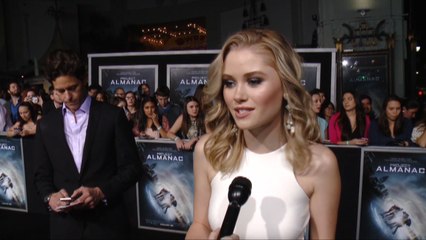 A Very Hot Virginia Gardner At The 'Project Almanac' Premiere