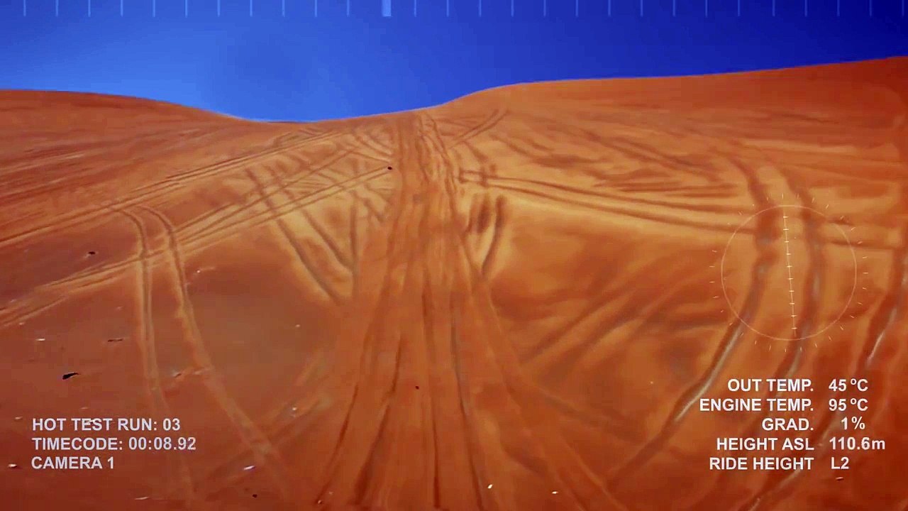 New Bentley SUV hot weather testing in Dubai