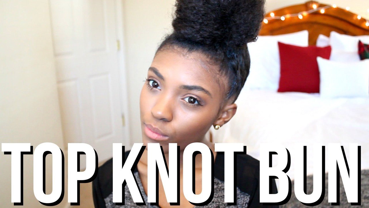 TOP KNOT BUN TUTORIAL