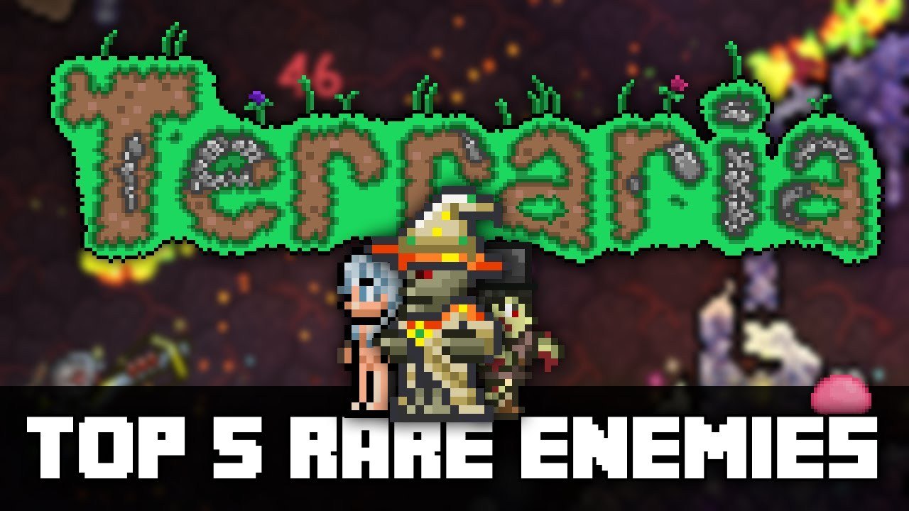 Top 5 RARE Enemies in Terraria! (PC, CONSOLE, MOBILE)