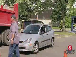 Car Buried In Sand Prank