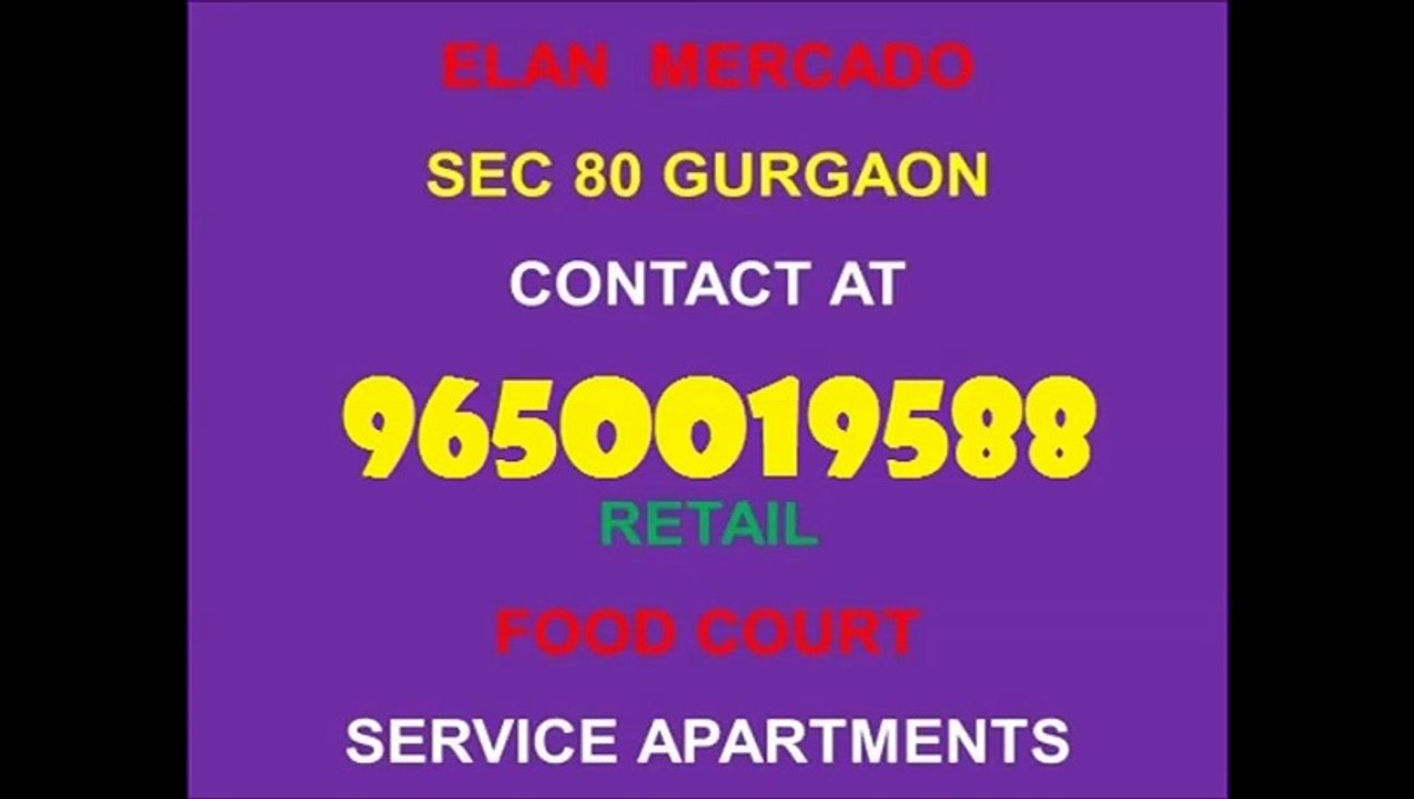 96500^19588--Sec80 ggn Food Court Retail Shop`Elan Mercado`