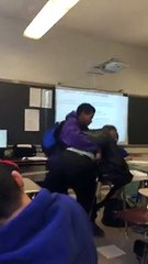 Student Bodyslams His Teacher For Taking Away His Phone