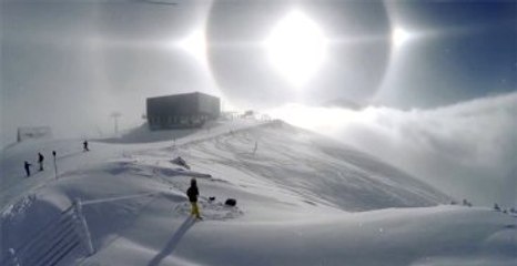 Nadir Rastlanan 'Yalancı Güneş' Alpler'de Görüntülendi