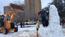 Giant Snow Penis - better than snowman!