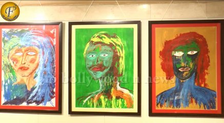 Farah Khan at Sahil Sharma's paintings exibition