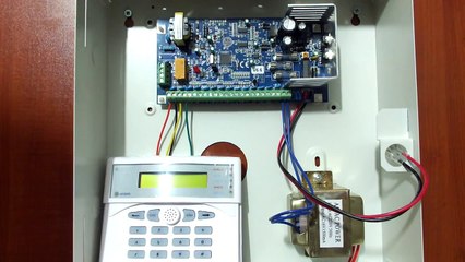 2.DERS OPAX 208CN ALARM PANELİ LCD KEYPAD BAĞLANTISI