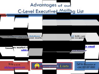 Accurate C-Level Executives Email Lists