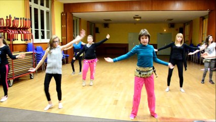 Pont-de-Vaux. Mosaïque en répétition. 27.01.2015