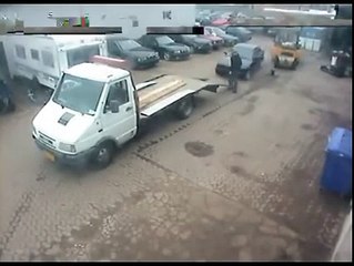 İşte Çekiciye Araba Yüklemede Son Nokta