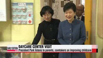 President Park listens to parents, caretakers on improving childcare