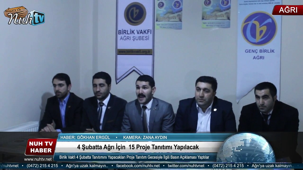 4 Şubatta Ağrı İçin  15 Proje Tanıtımı Yapılacak