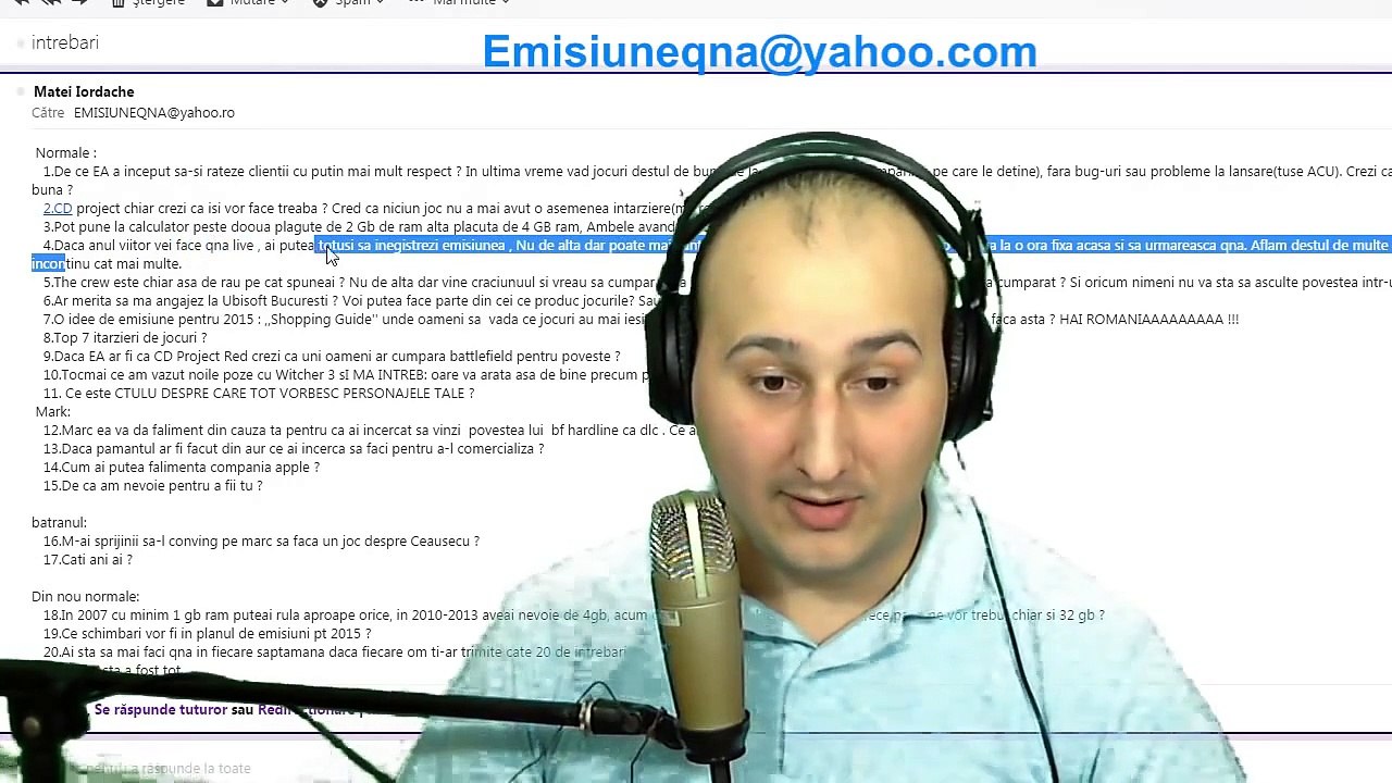 QnA 10 Ianuarie 2015 Part 1