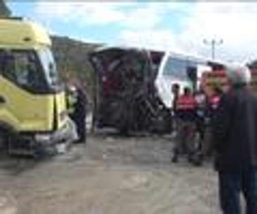 Antalya'da feci kaza