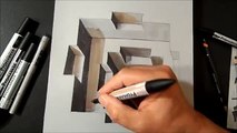 Vincent Wilson Globaleye - Drawing a Hole, Anamorphic Illusion, Trompe-l'oeil