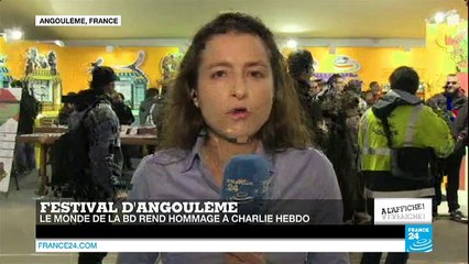 Le festival de la BD d’Angoulême sous le signe de "Charlie Hebdo"