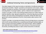 Antibody Partnering Terms and Agreements