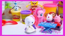 play doh ice cream peppa pig shop toys icecream playdough videos