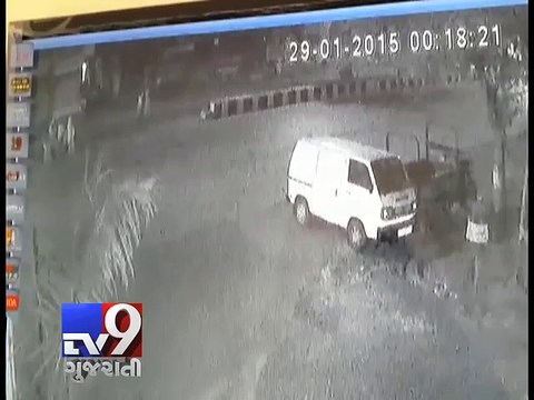 CCTV footage - Drunk driver kills three women in Surat - Tv9 Gujarati