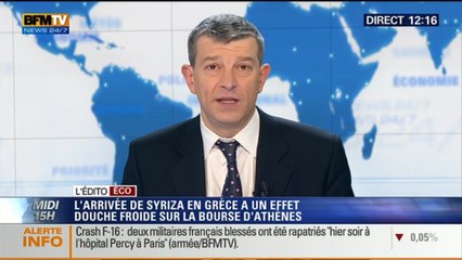 L'Édito éco de Nicolas Doze: Pourquoi la Bourse d'Athènes est-elle en forte baisse ? - 29/01