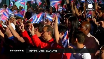 Cubans remember independence leader Jose Marti in torchlight march