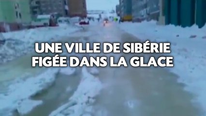 Une ville de Sibérie figée dans la glace