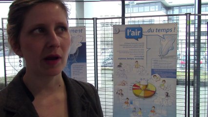 Présentation par Clara Osadtchy de l'exposition sur la qualité de l'air réalisée par AIR COM