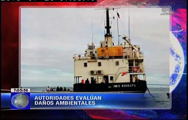 Carguero encalló en las Islas Galápagos