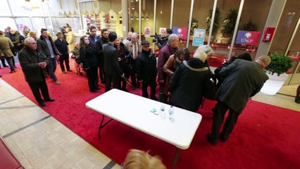 Nicolas Sarkozy au théâtre municipal de Tourcoing