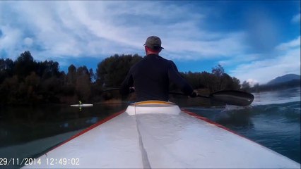 A hard training day with the Piragüismo Granada Team