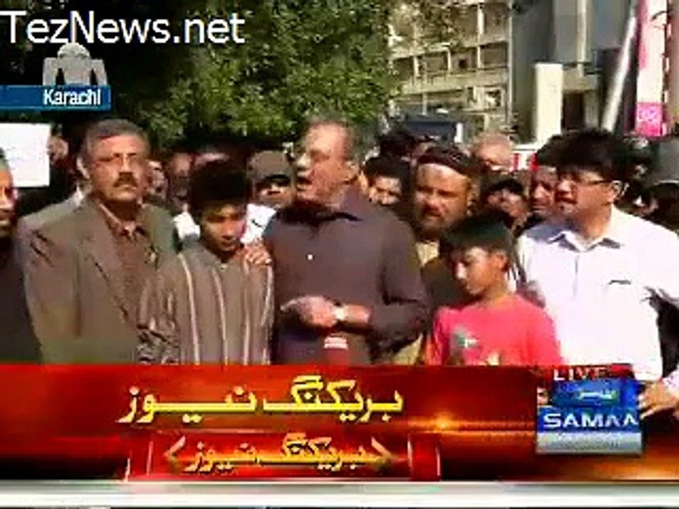 MQM’s Haidar Abbas Rizvi Lashes Out At Sindh Govt In Media Talk