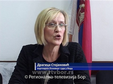 U Osnovnom sudu u Boru odloženo suđenje za hiljadu predmeta, 29. januar 2015. (RTV Bor)