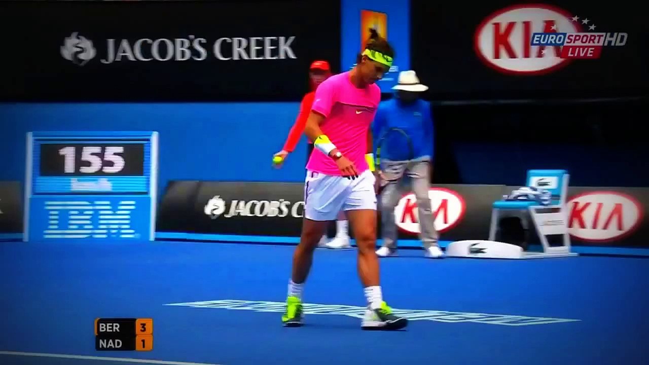 Tomas Berdych vs Rafael Nadal Highlights Australian Open 2015 (QF)