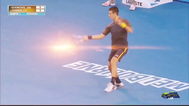 Novak Djokovic affronte un tank au tennis