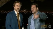 Watch  Ryan Gosling crashes Russell Crowes AACTAs live cross