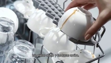 Cargar y utilizar tu lavavajillas.
