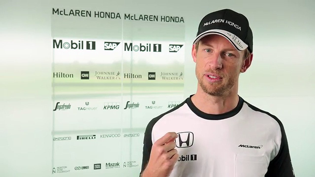 JENSON BUTTON - McLaren-Honda MP4-30 Car Launch 2015