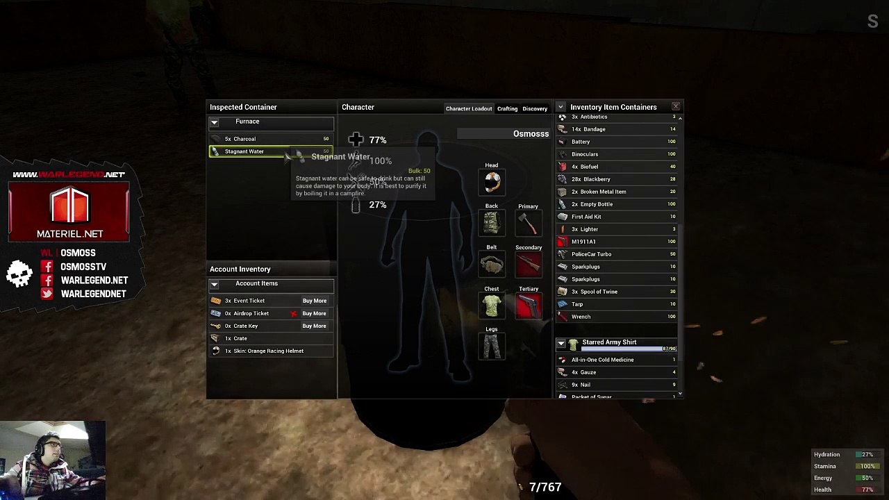 WarLegend.net  WebTV - Osmoss sur H1Z1 (REPLAY)